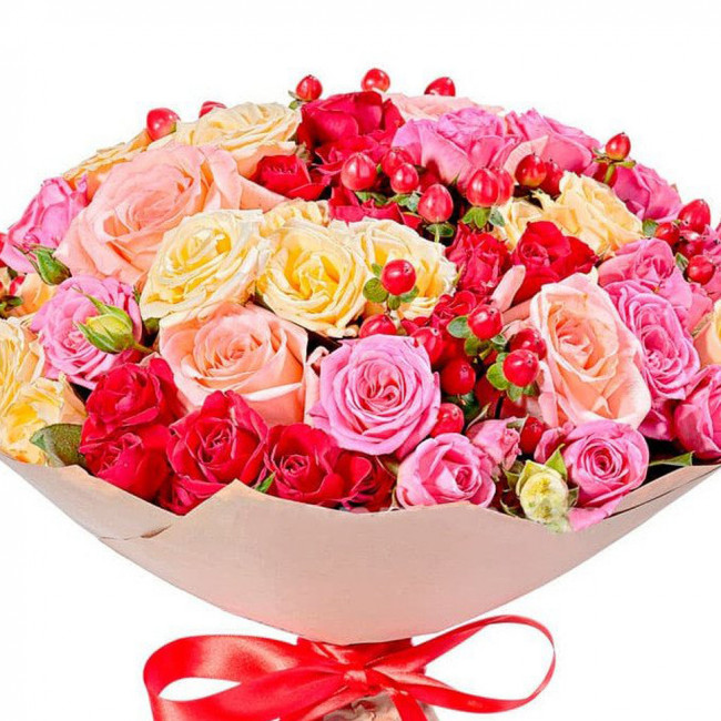 Букет цветов "Пылкая страсть" Букет цветов "Пылкая страсть"